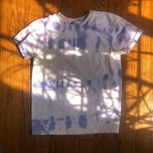 cropped tie dye shirt